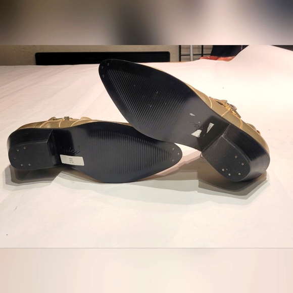 New Cartel Women's Gold leather western style bootie shoe size 7 - Picture 9 of 10